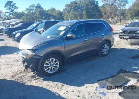 2017 Nissan Rogue Sv из США, поврежденный, VIN 5N1AT2MN2HC738403